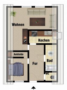 Spitzbodenausbau 5 % Rendite mit einem guten Mieter