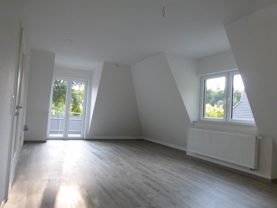 offene K�che mit Balkonzugang Wohnung Wiefelstede