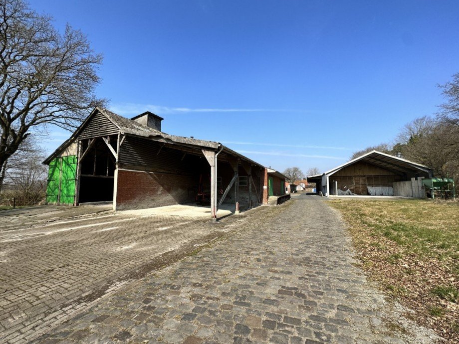 Sicht von S�den Halle / Lager / Produktion Westerstede-Eggeloge