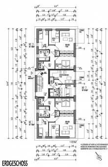 Grundriss Erdgeschoss Attraktive Kapitalanlage - Neuwertiges-Mehrfamilienhaus mit 5 Wohneinheiten!
