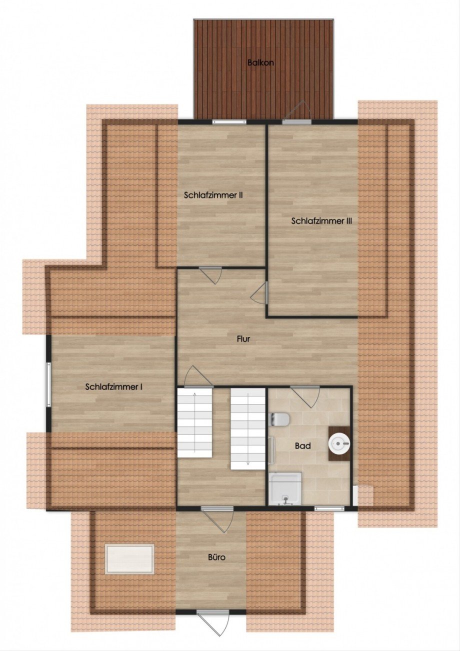Grundriss Dachgeschoss Einfamilienhaus Butjadingen