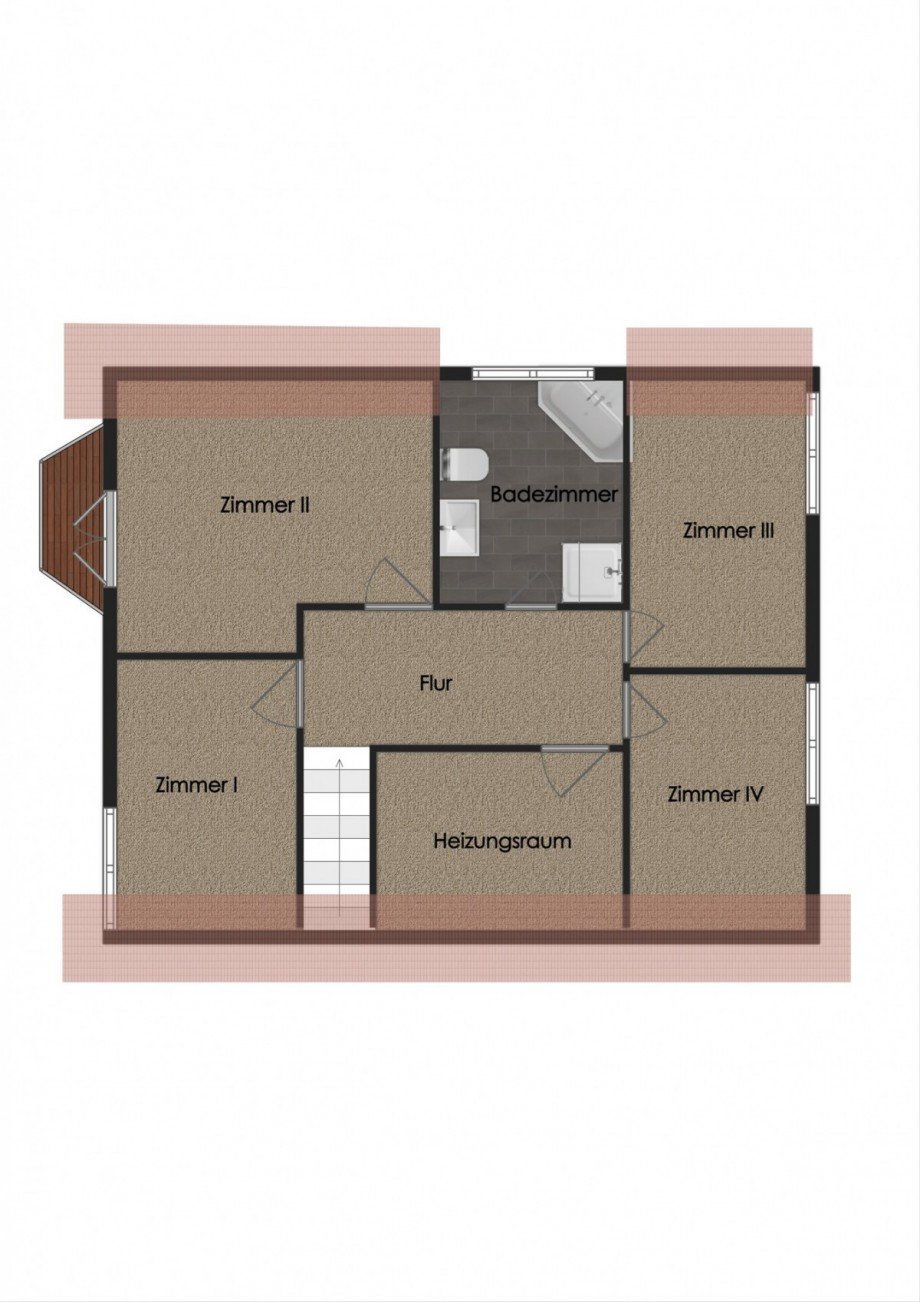 Grundriss Dachgeschoss Einfamilienhaus Rastede