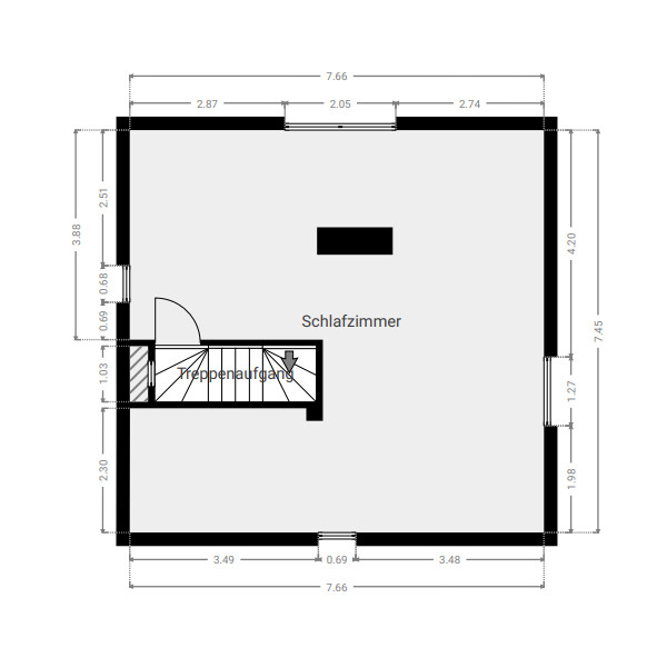 Grundriss Dachgeschoss Einfamilienhaus Oldenburg