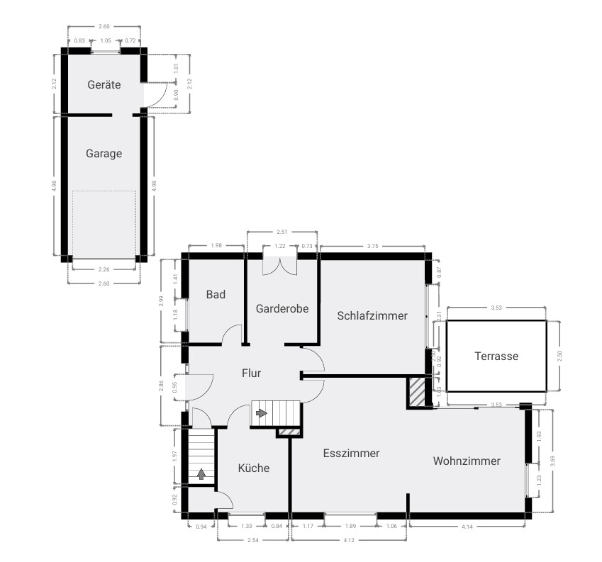 Erdgeschoss Einfamilienhaus Wiefelstede-Ofenerfeld