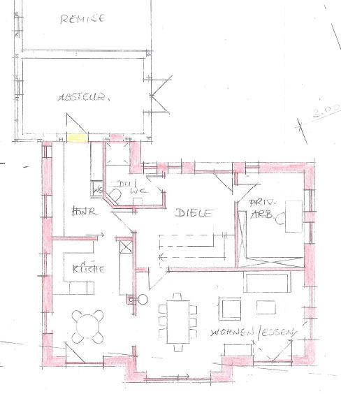Gro�z�giges Erdgeschoss Einfamilienhaus Wiefelstede / Gristede