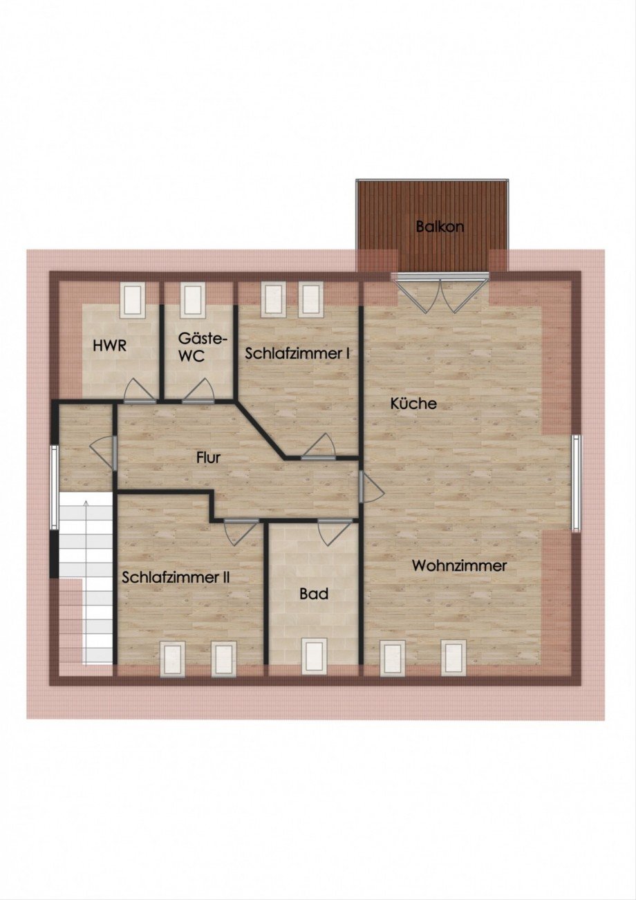 Grundriss Wohnung Wiefelstede