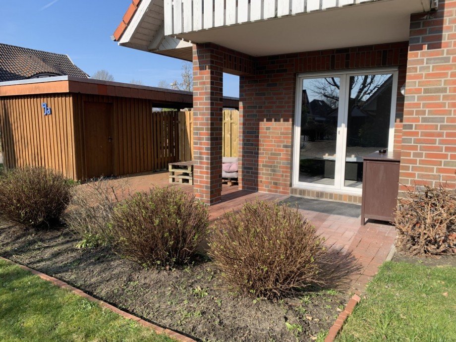 Terrasse Doppelhaush�lfte Westerstede