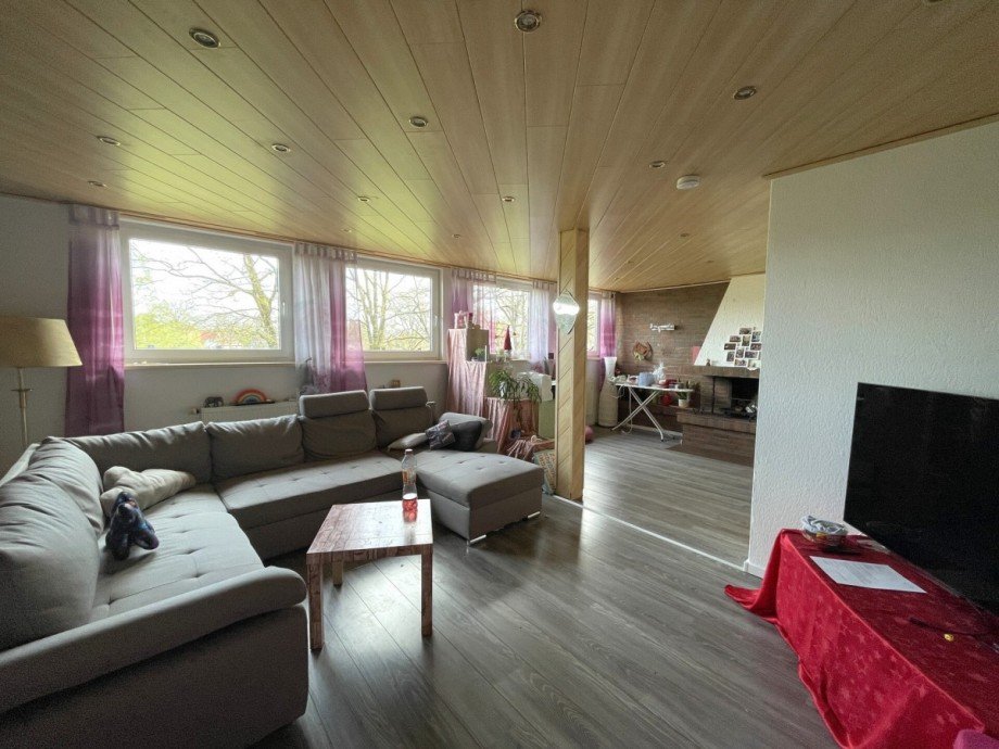 Wohnzimmer Dachgeschosswohnung Westerstede