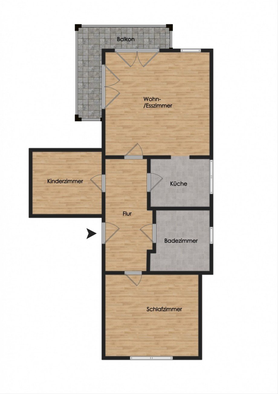 Grundriss Wohnung Westerstede