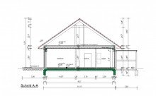 Schnitt A-A Darf es ruhig und zentrumsnah sein? Neubau-Bungalow mit Wohlf�hlcharakter!