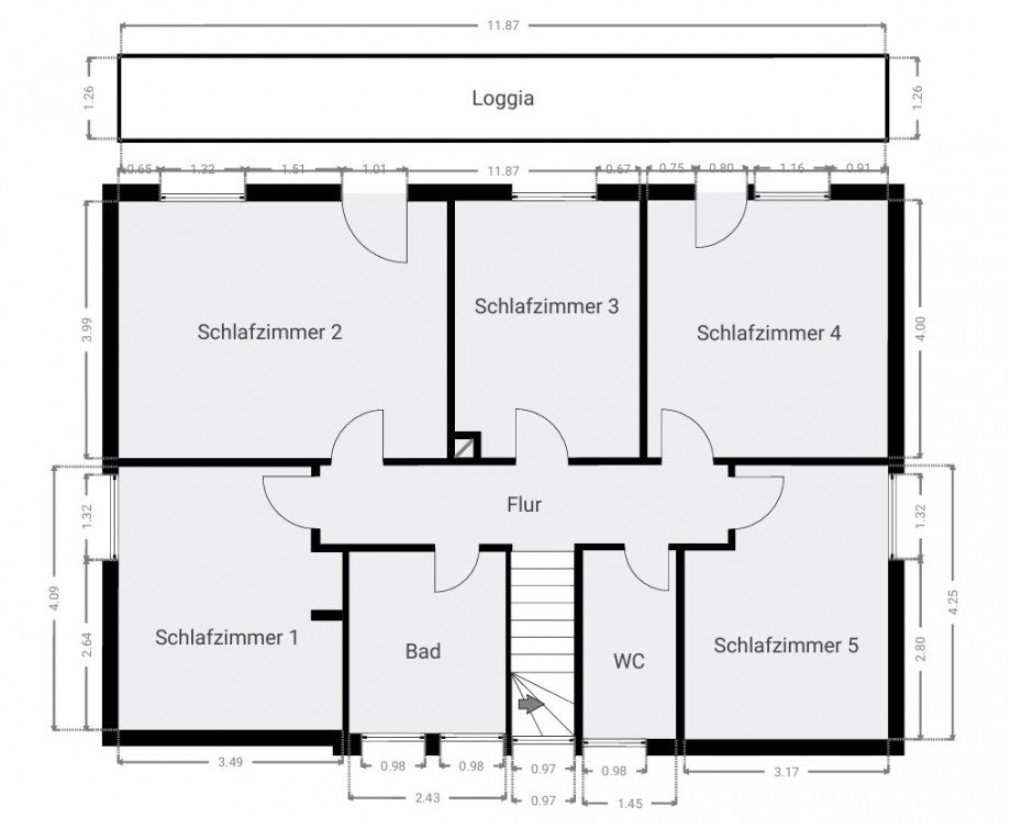 Obergeschoss Einfamilienhaus Bad Zwischenahn