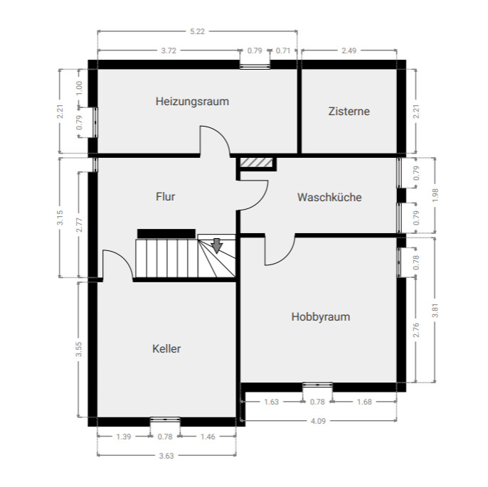 Grundriss Keller Einfamilienhaus Oldenburg