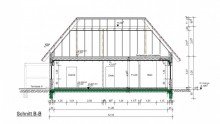 Schnitt B-B Darf es ruhig und zentrumsnah sein? Neubau-Bungalow mit Wohlf�hlcharakter!