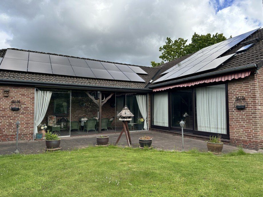 Verglaste Terrasse Einfamilienhaus Wiefelstede