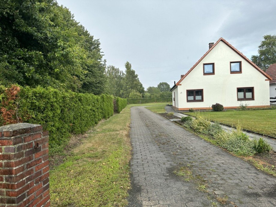 Die Auffahrt Einfamilienhaus Rastede-Nethen