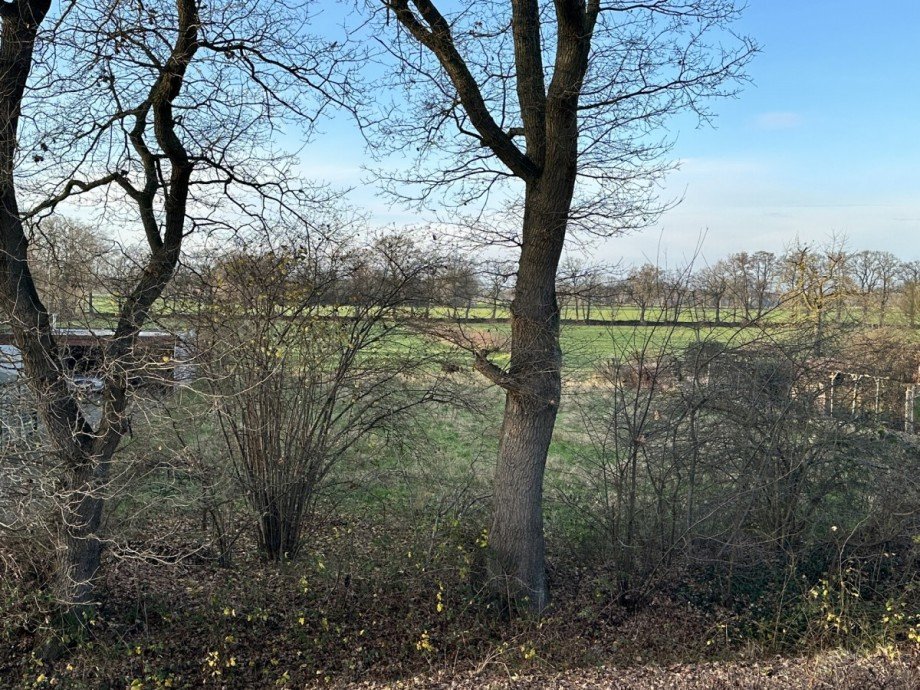 Blick vom Bad ins Gr�ne Einfamilienhaus Metjendorf