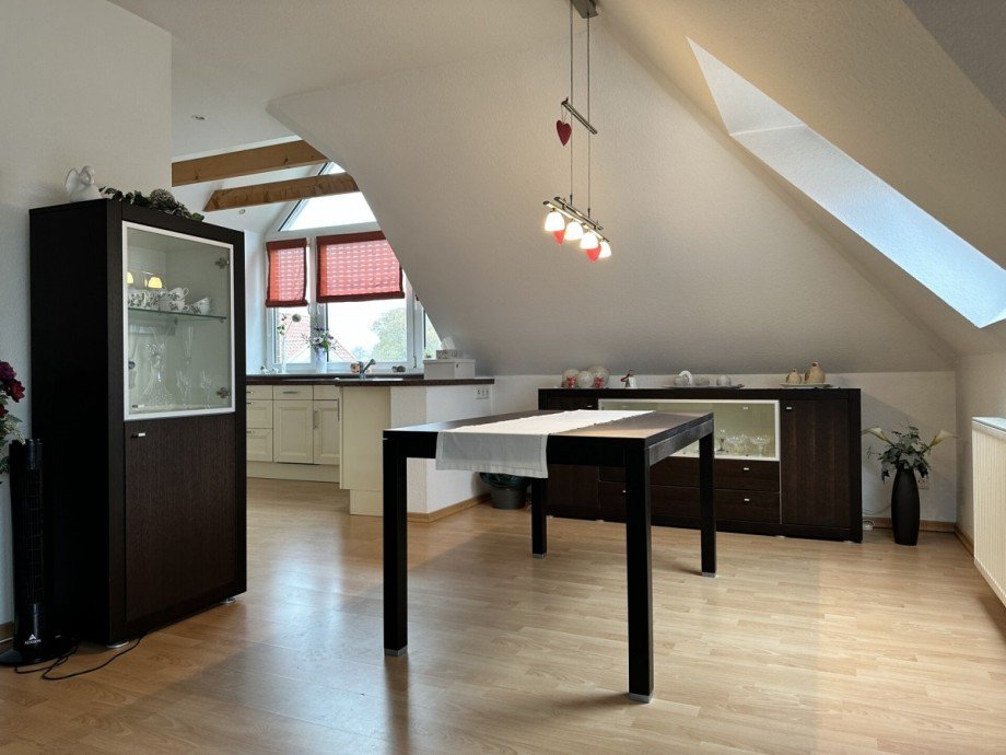 Essbereich Dachgeschosswohnung Rastede