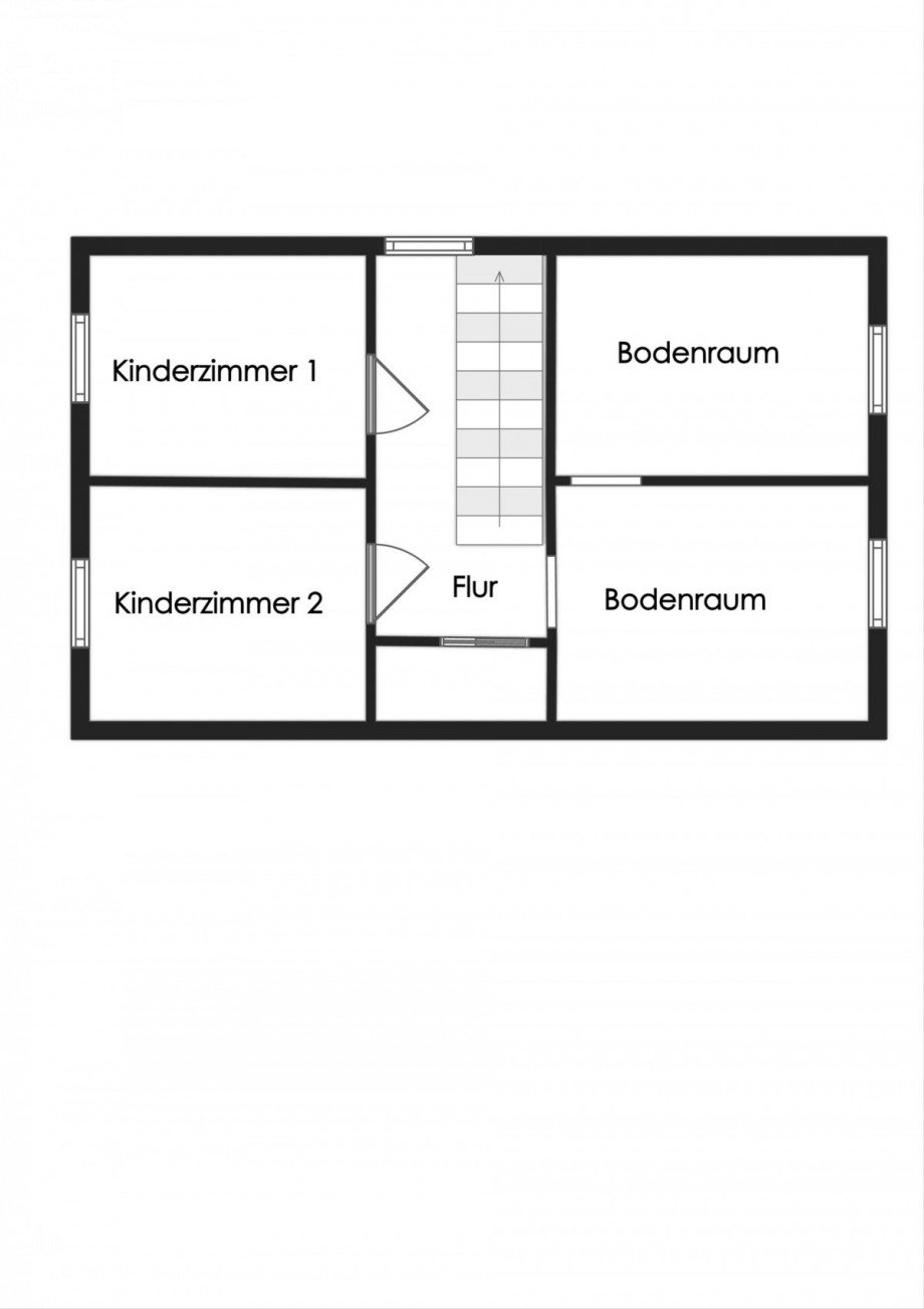 Grundriss Obergeschoss Einfamilienhaus Westerstede