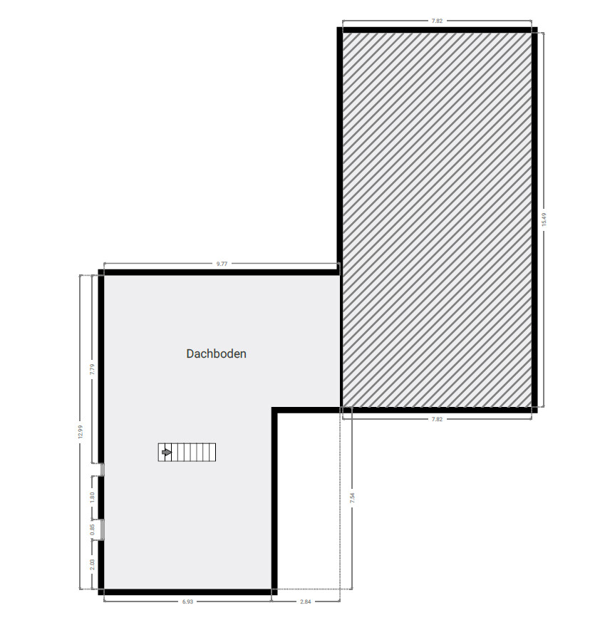 Dachgeschoss Landhaus Wiefelstede / Heidkamperfeld