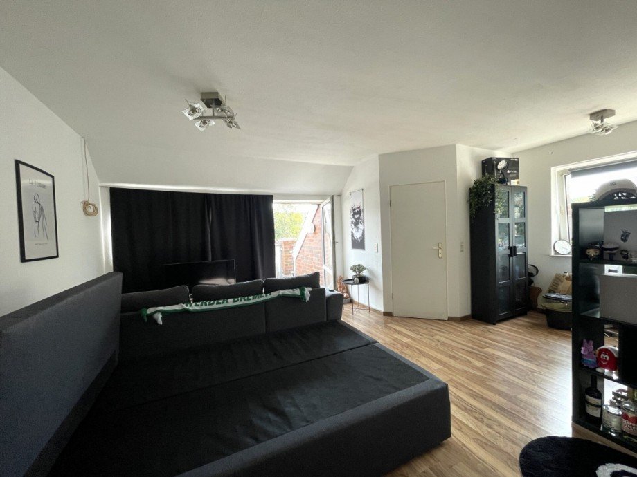 Wohnzimmer Dachgeschosswohnung Westerstede