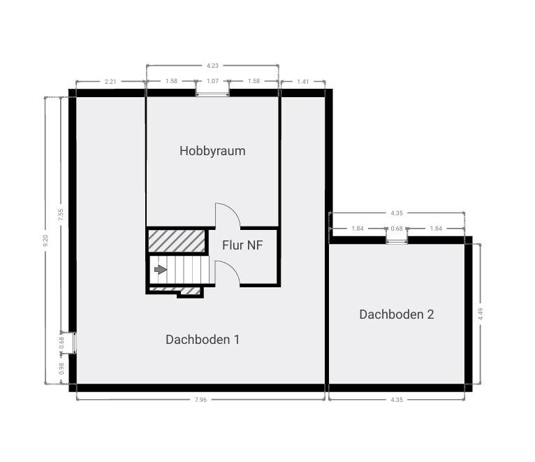 Dachgeschoss Einfamilienhaus Wiefelstede-Ofenerfeld