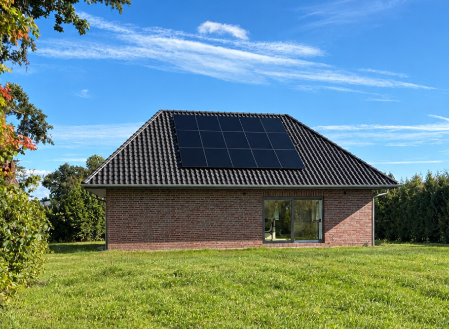 Westansicht Bungalow Bad Zwischenahn
