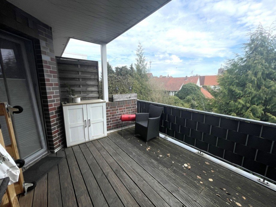 Balkon Dachgeschosswohnung Westerstede