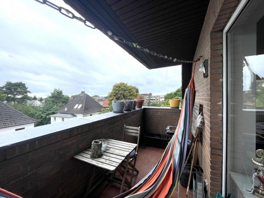 Balkon Dachgeschosswohnung Oldenburg
