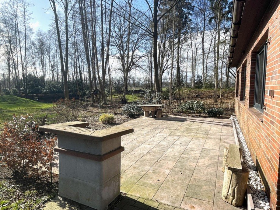 Terrasse Freizeitgrundst�ck Wiefelstede