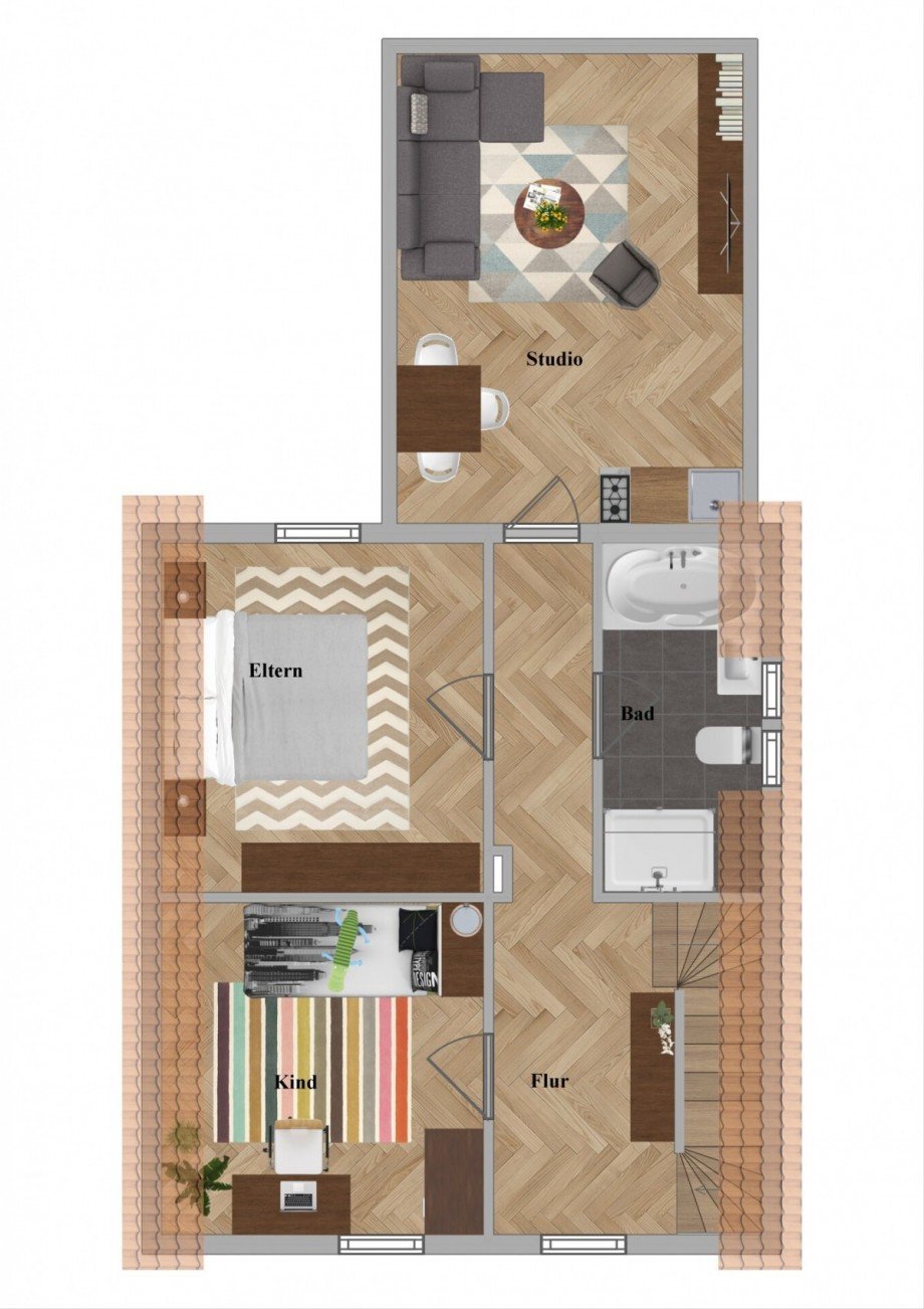 Dachgeschoss Einfamilienhaus Rastede