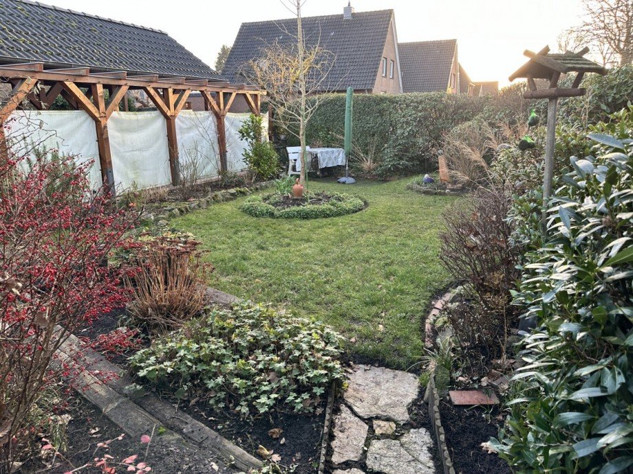 Blick in den Garten Einfamilienhaus Metjendorf
