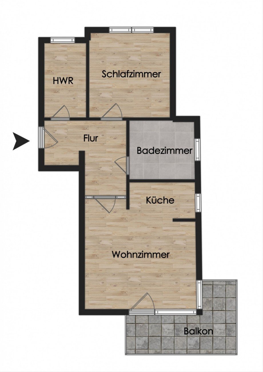 Grundriss Wohnung Westerstede