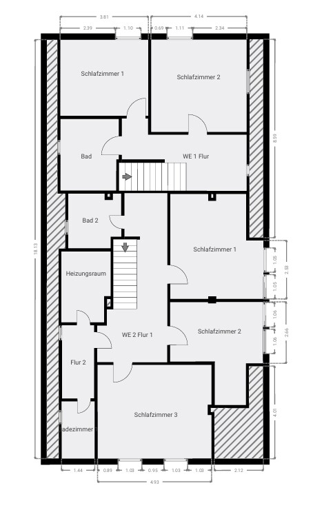 Obergeschoss Zweifamilienhaus Westerstede