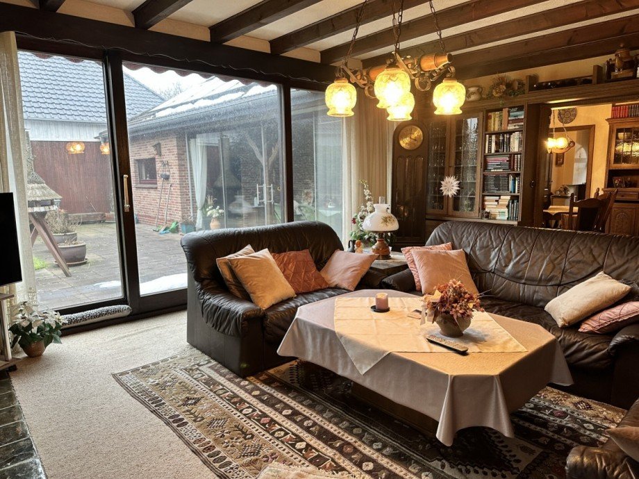 Als Ausgang in den Garten Einfamilienhaus Wiefelstede