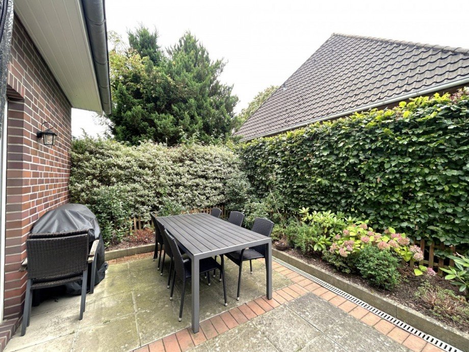Terrasse Doppelhaush�lfte Rastede