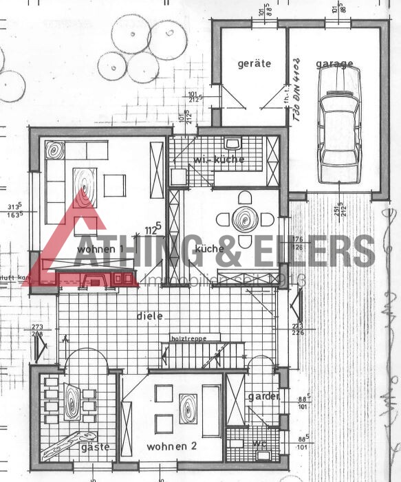 Erdgeschoss Einfamilienhaus Wiefelstede
