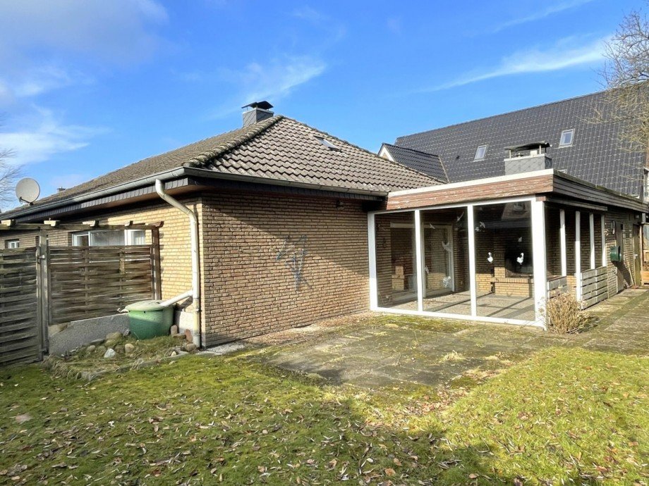 Hinteransicht Einfamilienhaus Westerstede