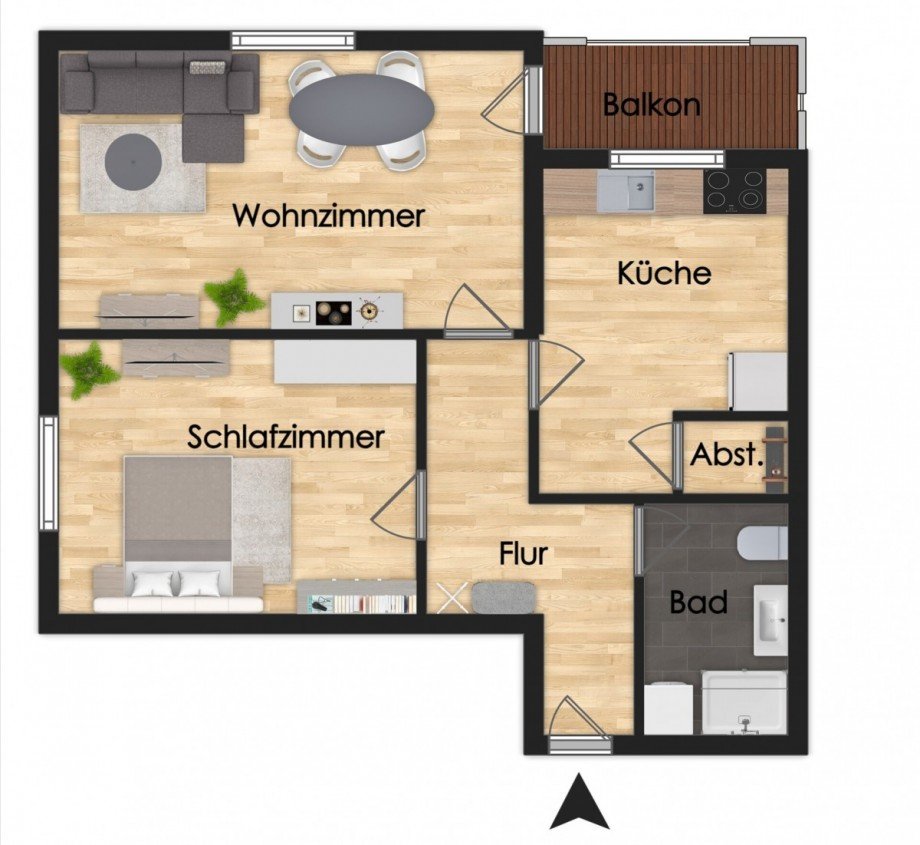 Grundriss Wohnung Westerstede