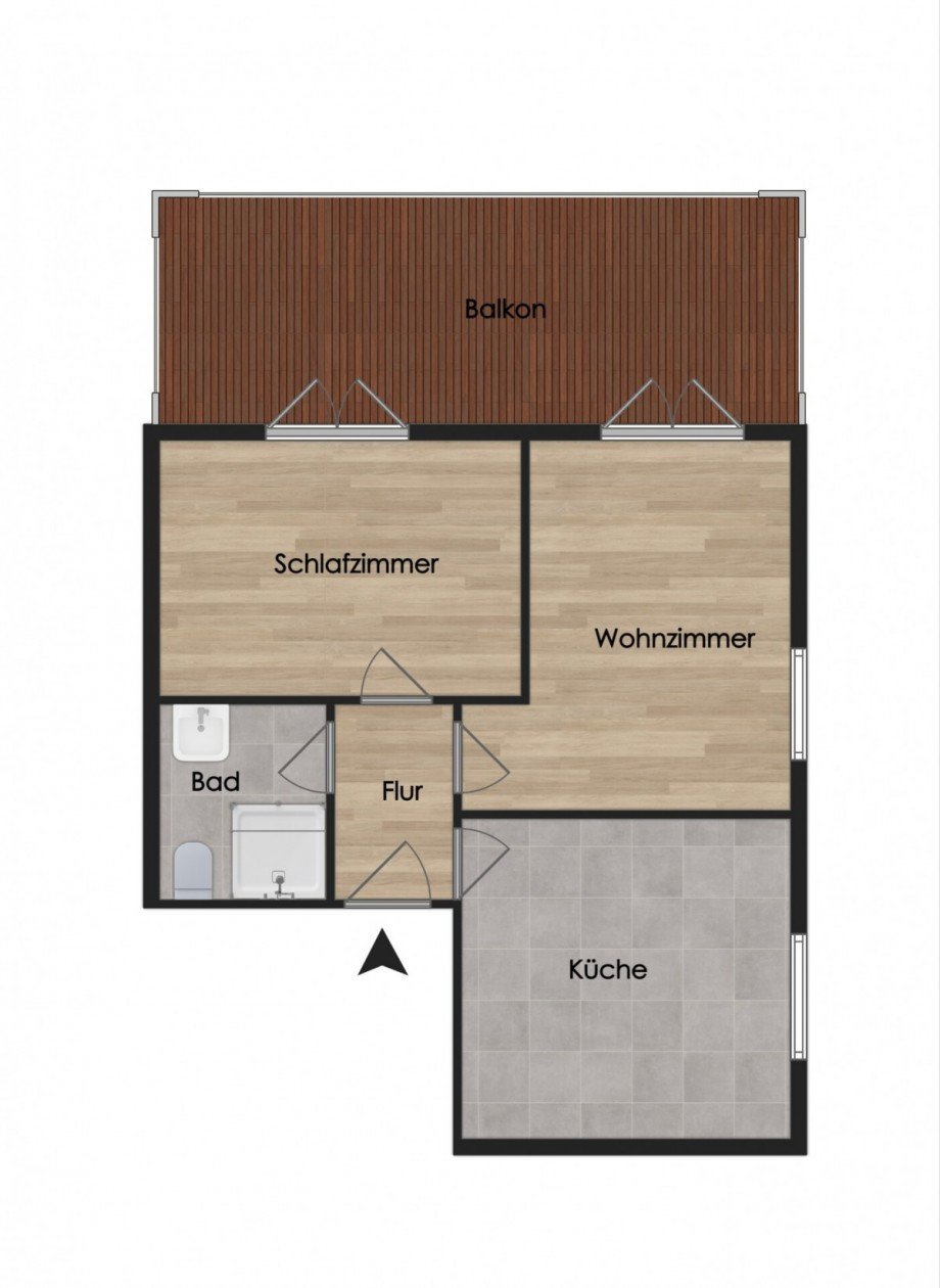 Grundriss Wohnung Westerstede / Halsbek