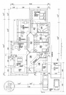 Grundriss Erdgeschoss Der erste Eindruck z�hlt: Lichtdurchflutetes Architektenhaus in sch�ner Wohngegend!