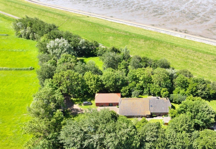 Drohnenfoto Resthof Butjadingen