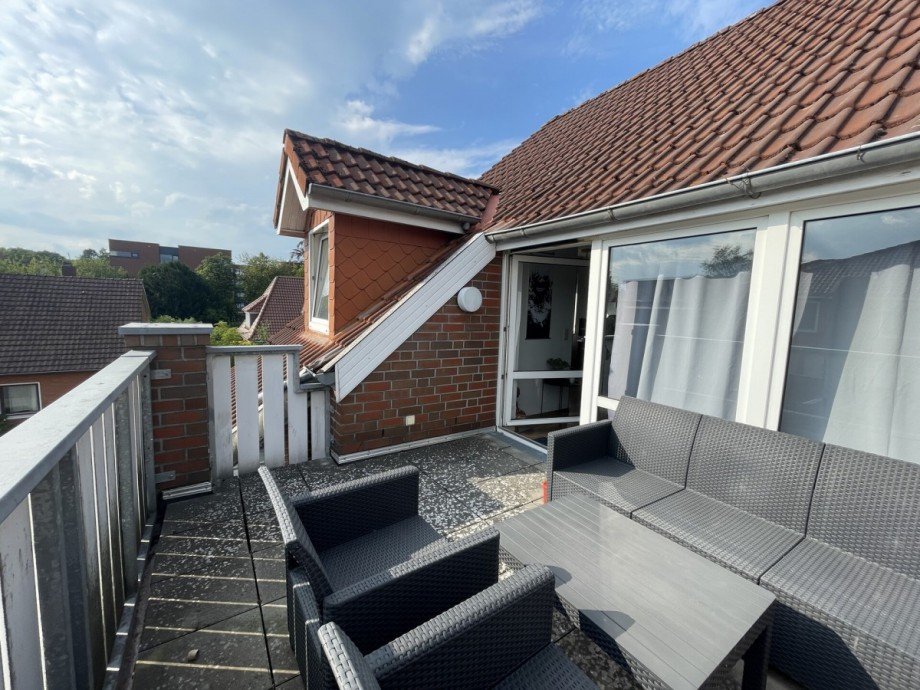 Balkon Dachgeschosswohnung Westerstede