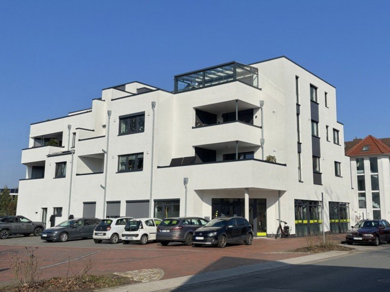 Au�en Ansicht Westerstede Wohnung Wohlf�hlen leicht gemacht - stilvolle Obergeschosswohnung mit Balkon