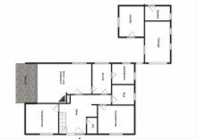 Grundriss Erdgeschoss Charmantes Einfamilienhaus mit gro�em Grundst�ck in ruhiger Lage!