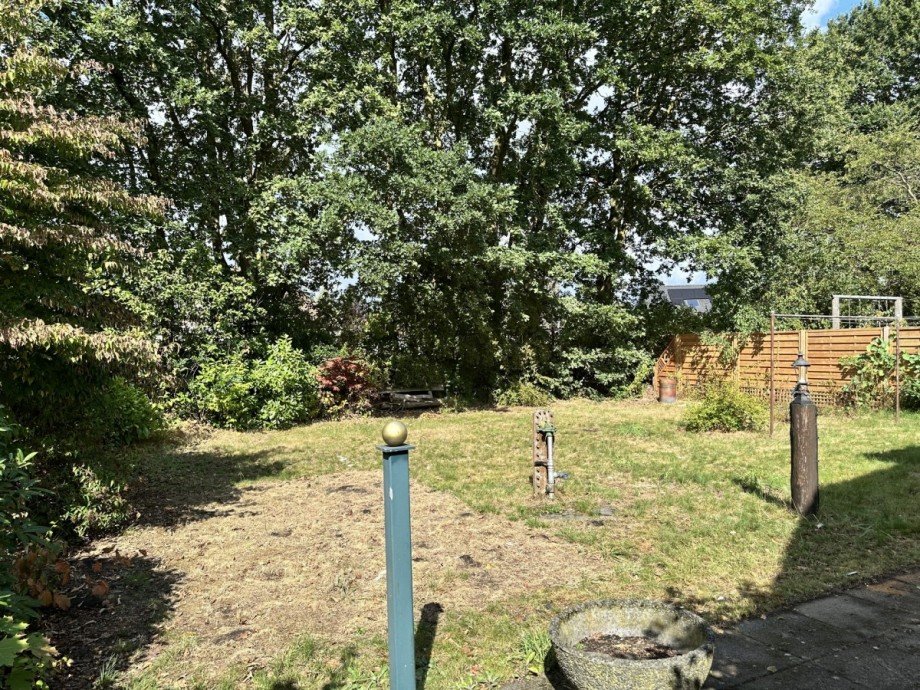 Blick in den Garten Einfamilienhaus Wiefelstede