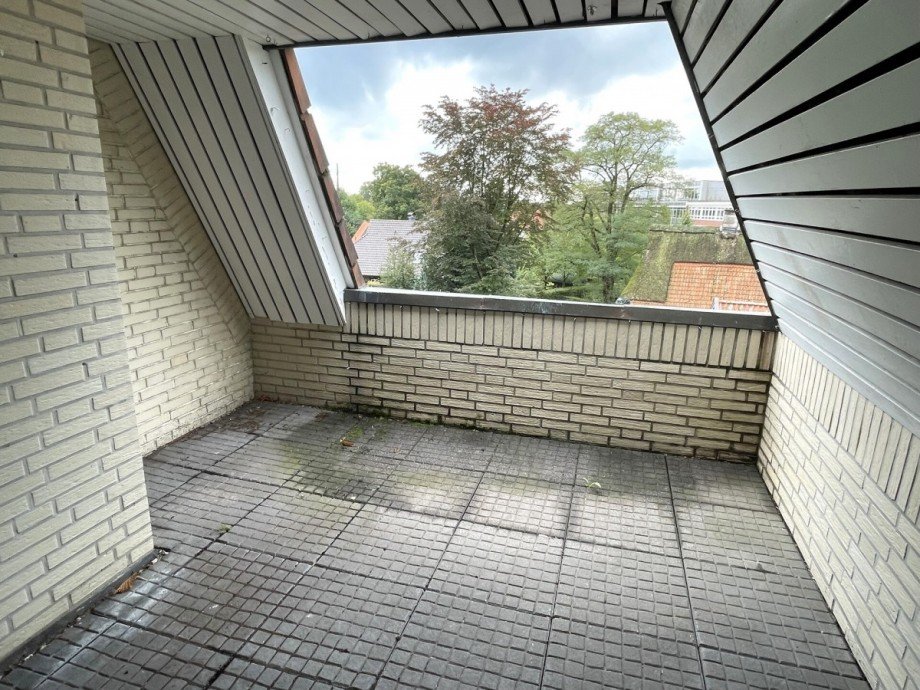 Balkon Dachgeschosswohnung Westerstede