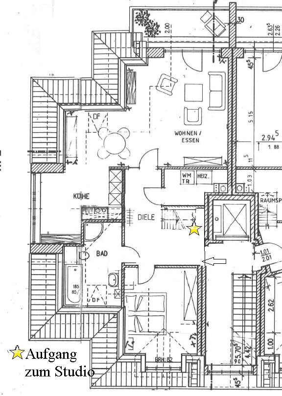 Individuelles Raumprogramm Dachgeschosswohnung Rastede