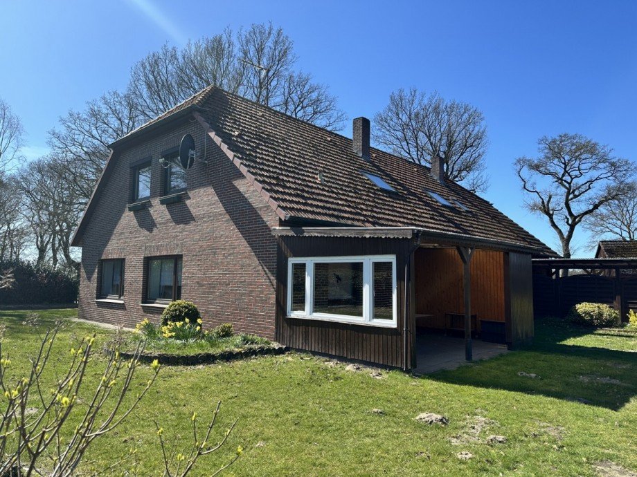 Sicht vom Garten Resthof Wiefelstede / Wemkendorf