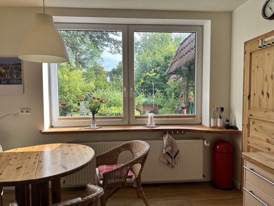 K�che mit Gartenblick Einfamilienhaus Wiefelstede / Gristede