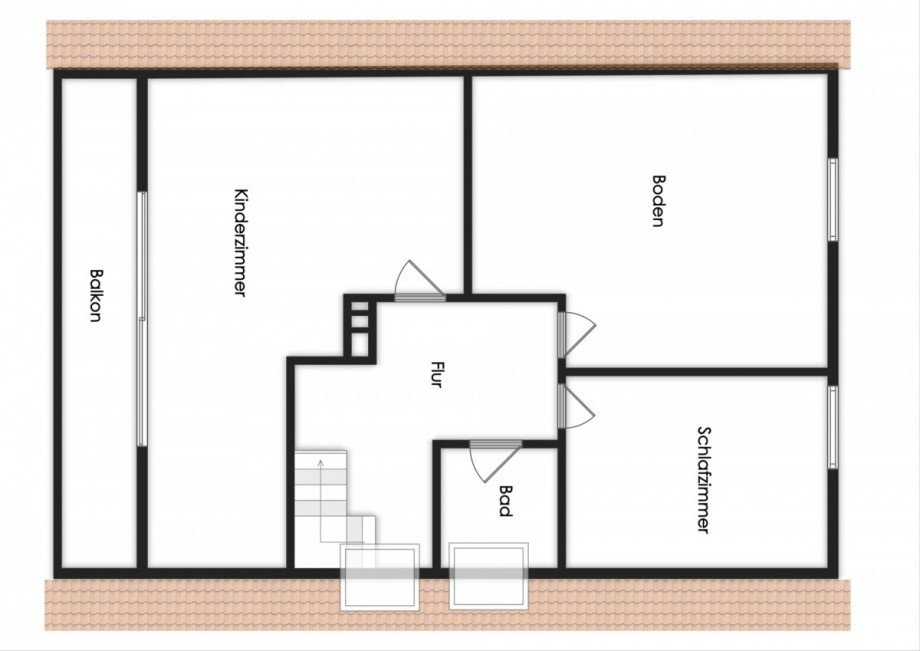 Grundriss Dachgeschoss Einfamilienhaus Westerstede-Lindern